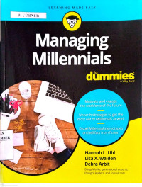 Image of Managing Millenials For Dummies